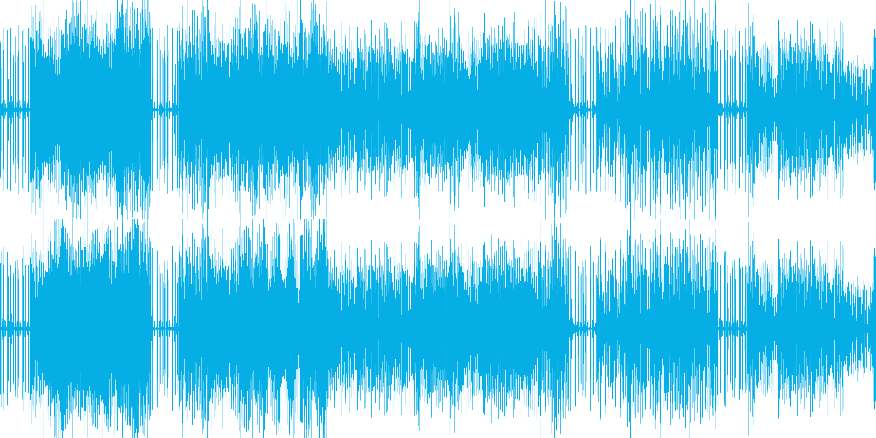 テクノな音楽でサイエンス的の再生済みの波形