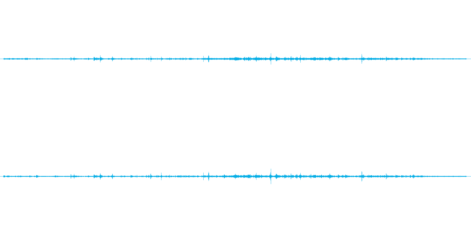 【生音】水の落ちる音(ちょろろーー) …の再生済みの波形