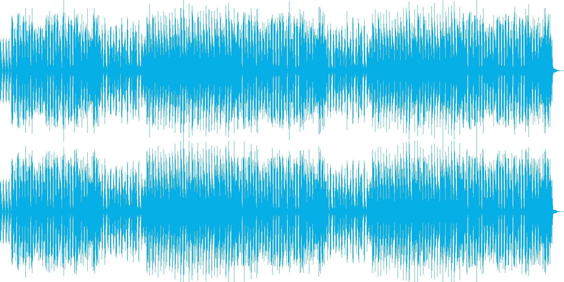 金貨をばらまいてるような景気のいい曲ですの再生済みの波形