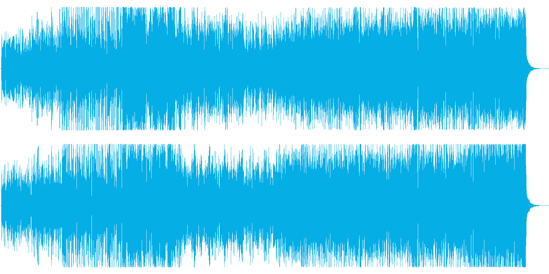 情熱的な女神をイメージした楽曲の再生済みの波形