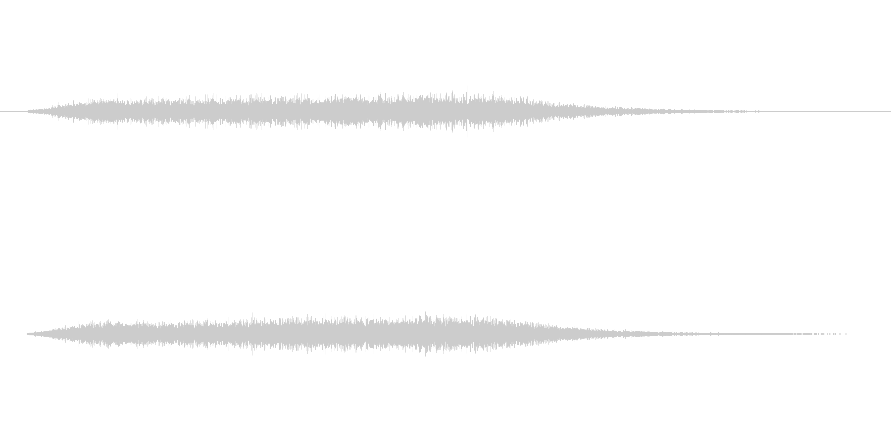 horror noiseよりも残響が多…の未再生の波形