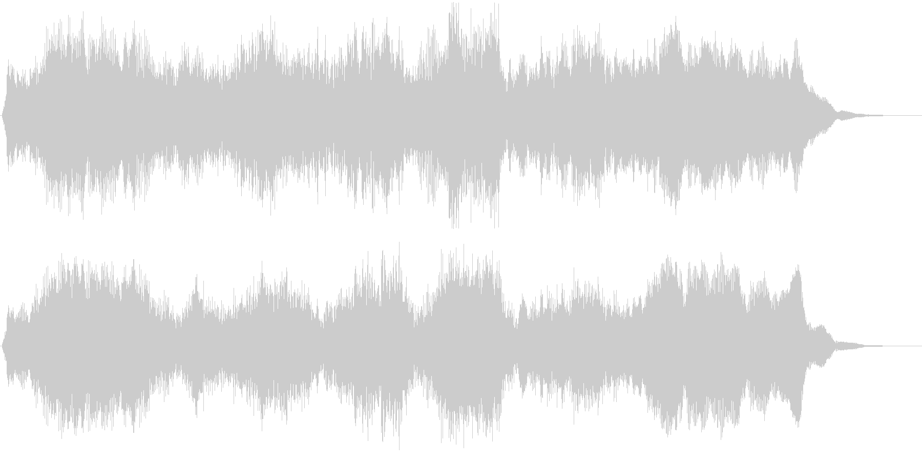 短めのシーンを演出する音です。の未再生の波形