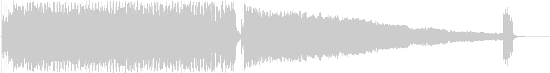 Guitar rock short jingle with a sense of speed's unreproduced waveform