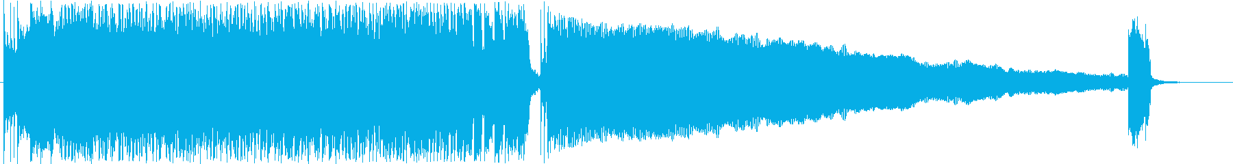 Guitar rock short jingle with a sense of speed's reproduced waveform