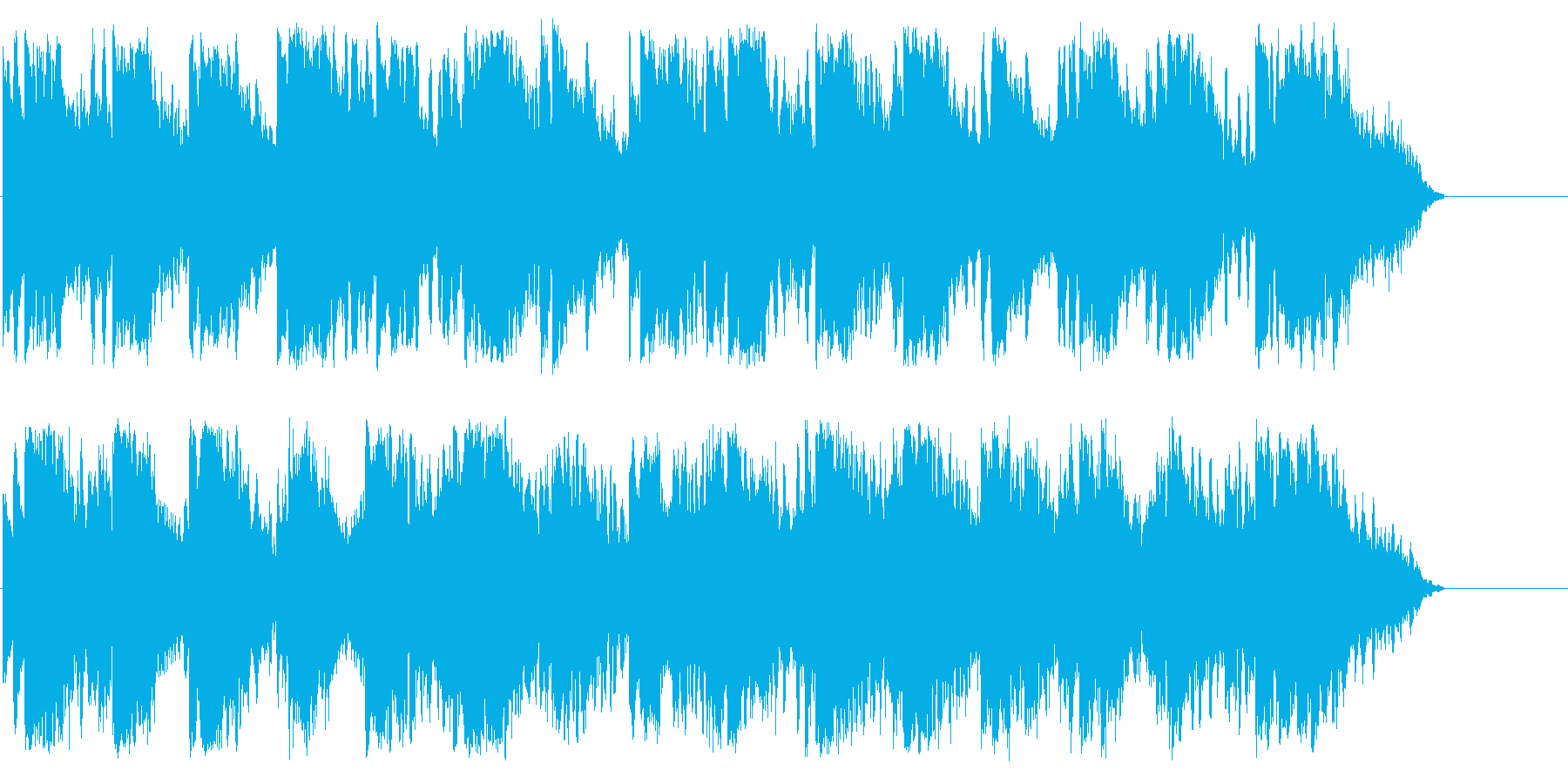 幻想的で哀愁を誘うピアノ曲の再生済みの波形