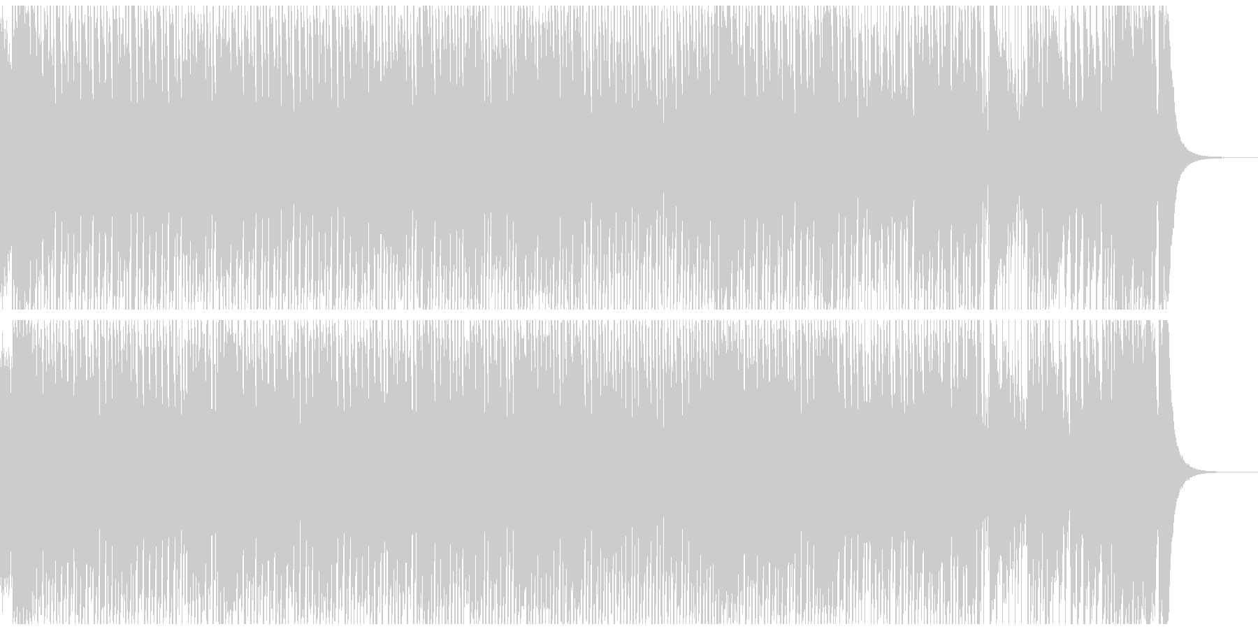 ショパンの幻想即興曲ジャズトリオアレンジの未再生の波形