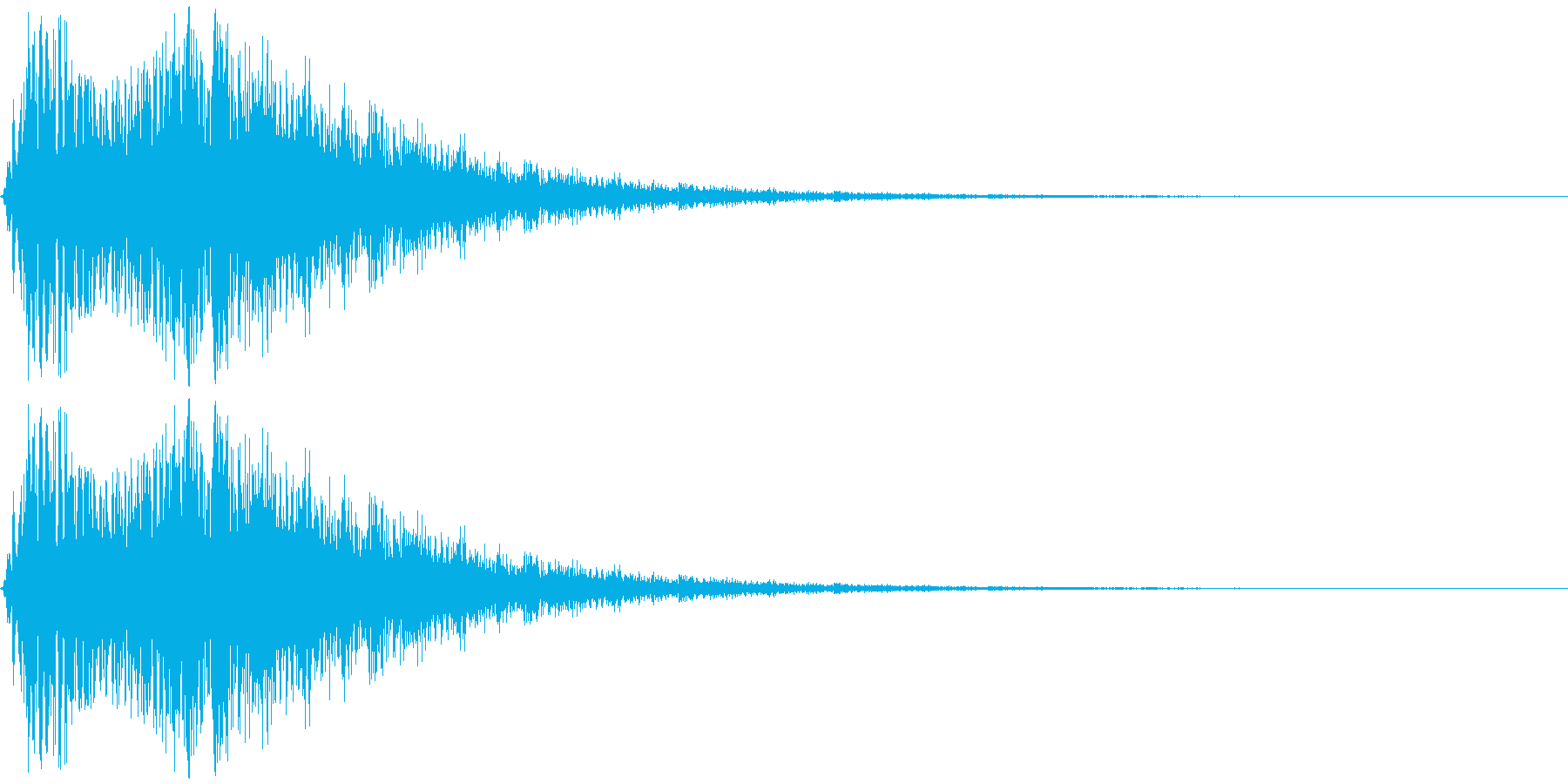 「光」「輝く」などをイメージした擬音で…の再生済みの波形