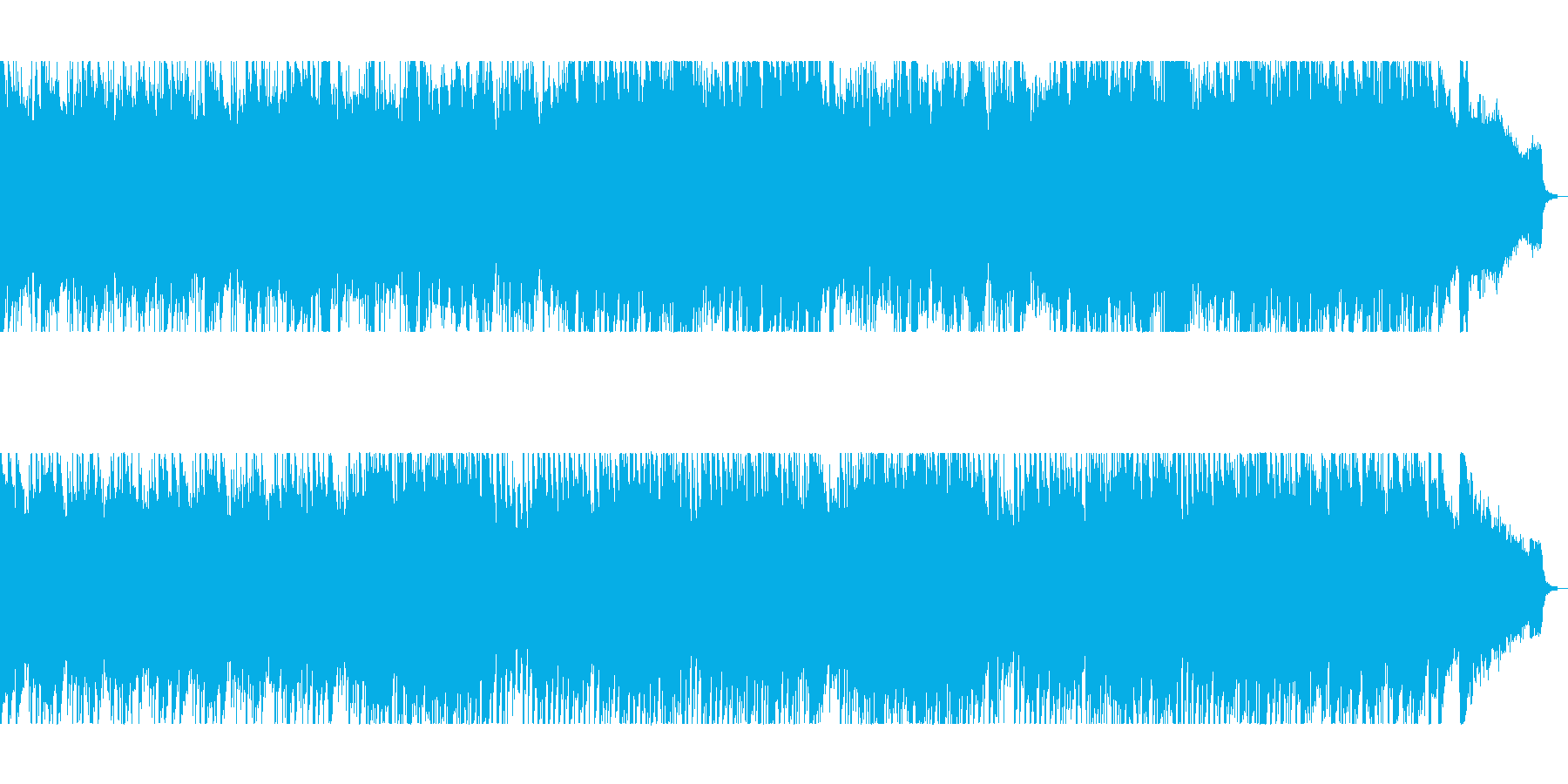 ロックな音色のピアノでクラシックの再生済みの波形