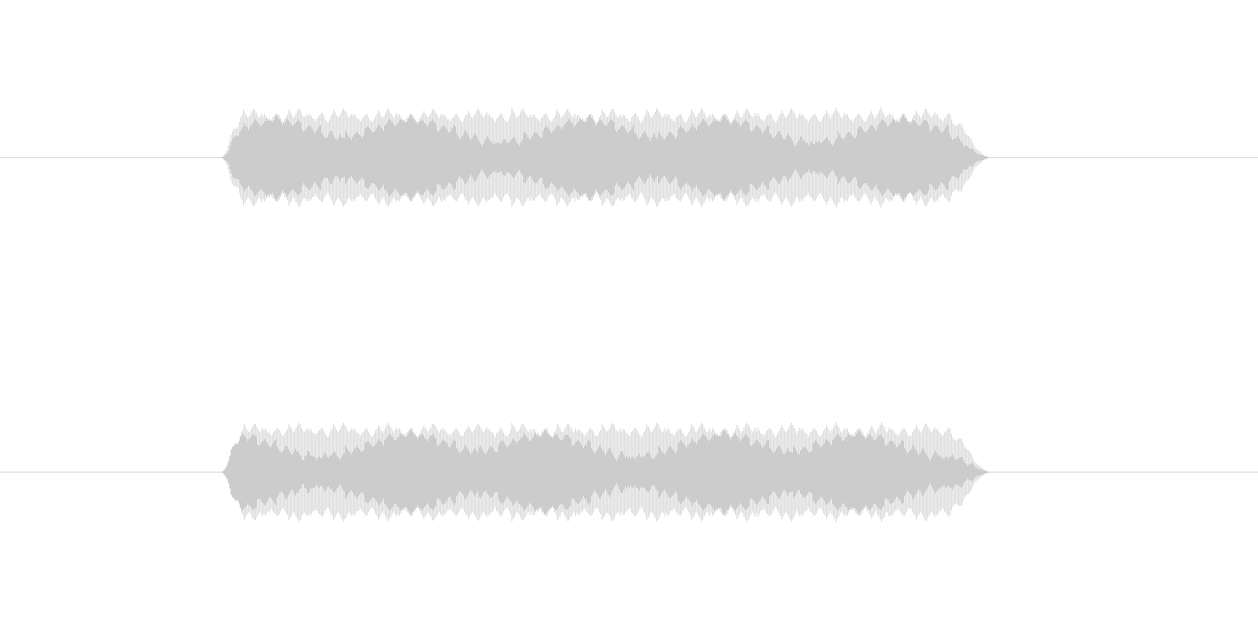 【汎用・セリフ音等】ピッ(さらに高)の未再生の波形