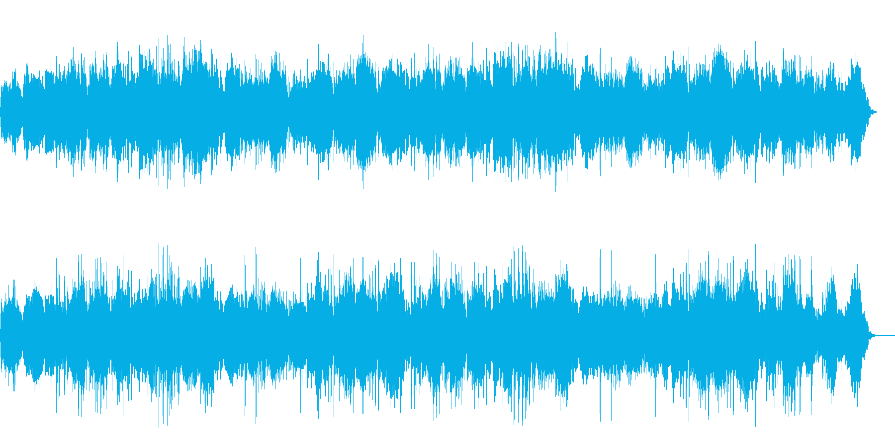 光が夢の世界へと誘う様なリラクゼーションの再生済みの波形