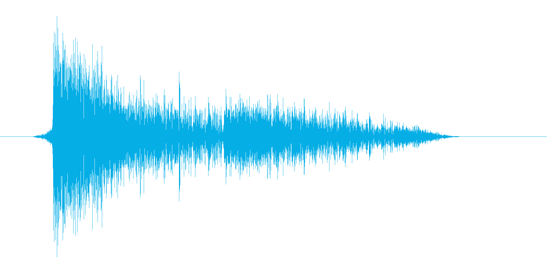 ゲーム(ファミコン風)爆発音_043の再生済みの波形