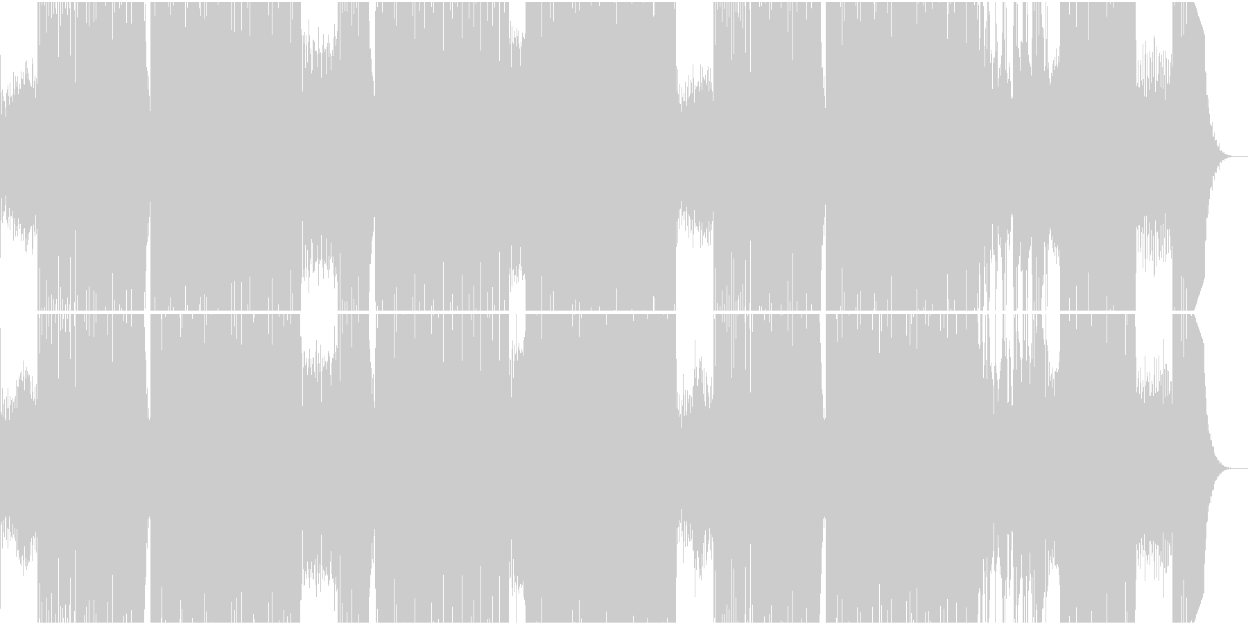 みんなで盛り上がる時に聴きたいEDMの未再生の波形