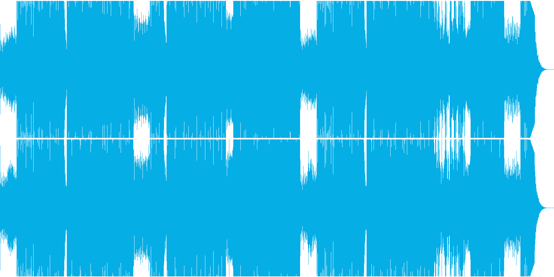 みんなで盛り上がる時に聴きたいEDMの再生済みの波形