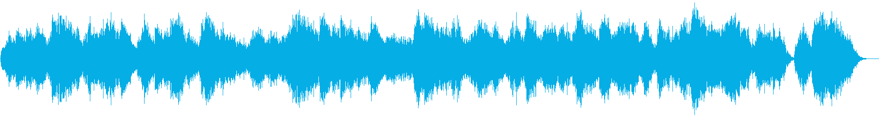 きらびやかな森のそよ風と虫の音の再生済みの波形