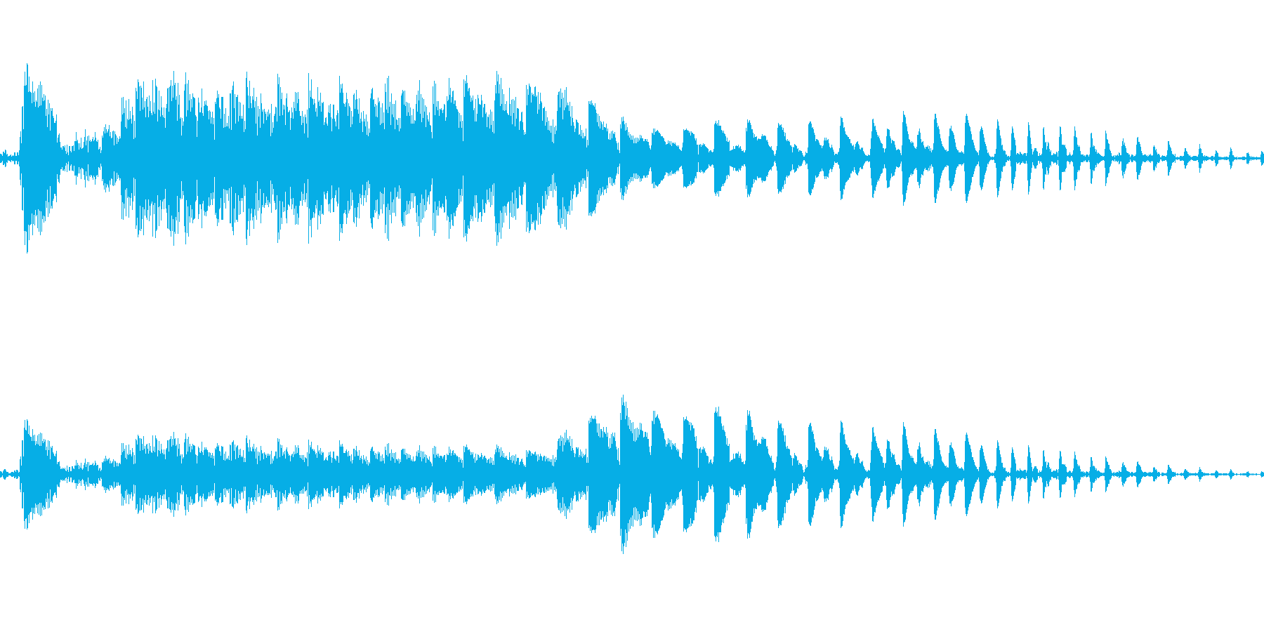 ポイ〜ン♪コミカルで可愛いジャンプ音03の再生済みの波形