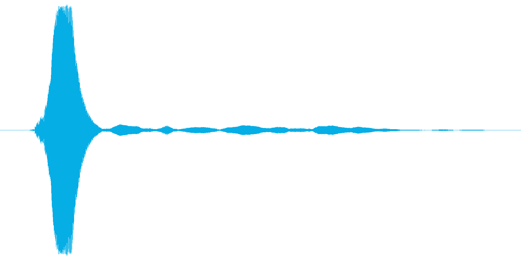 ピッ というシステム音の再生済みの波形
