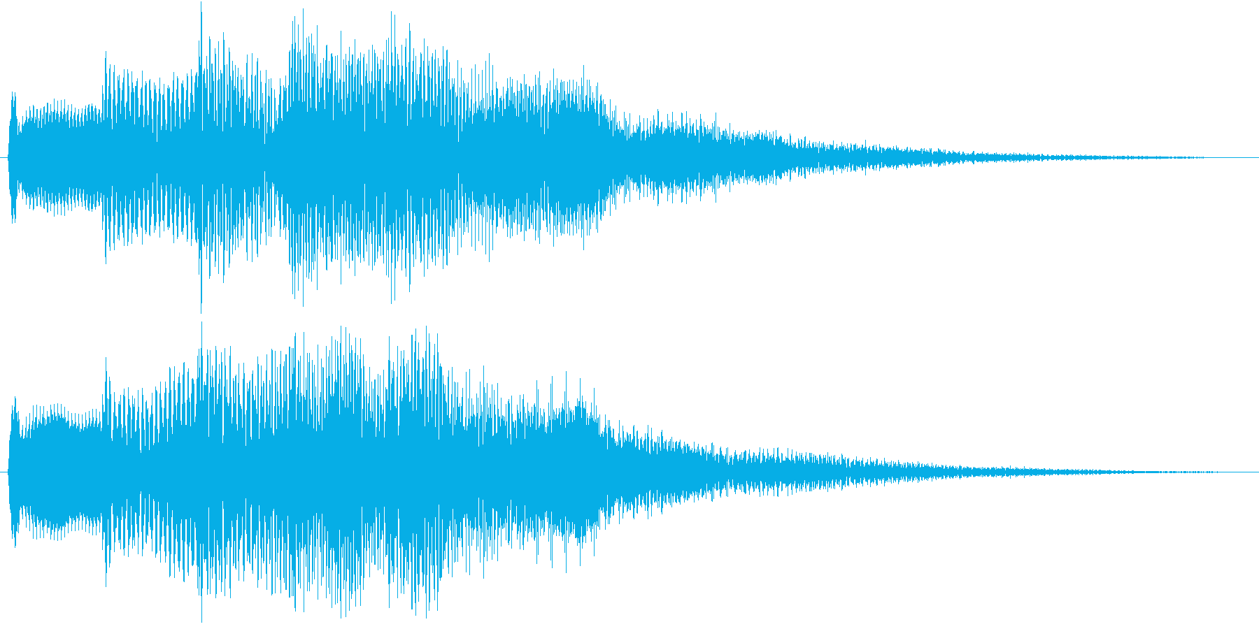 短めのシーンを演出する音です。の再生済みの波形