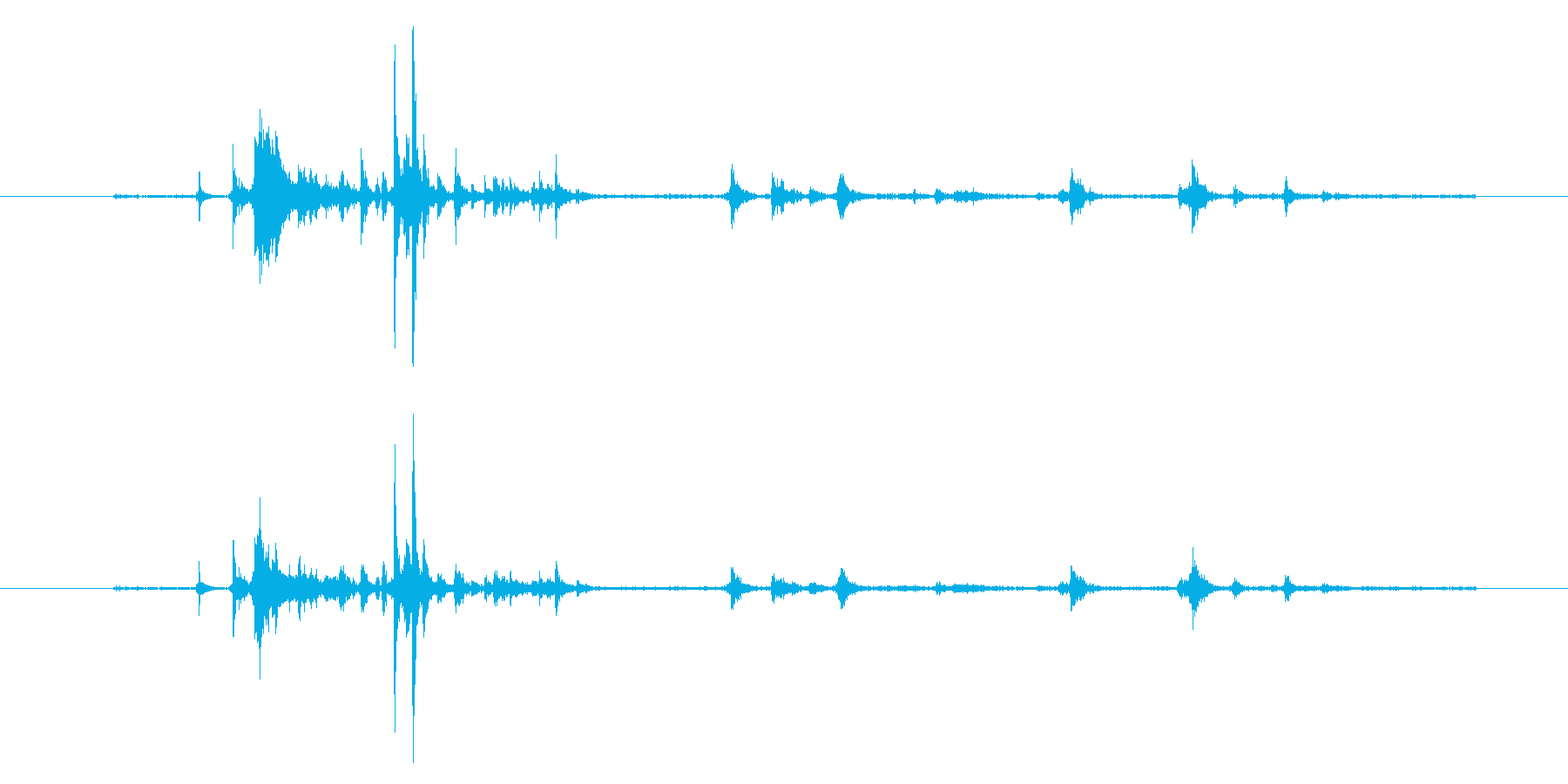 【生音】自販機に小銭を入れる音 (コイ…の再生済みの波形