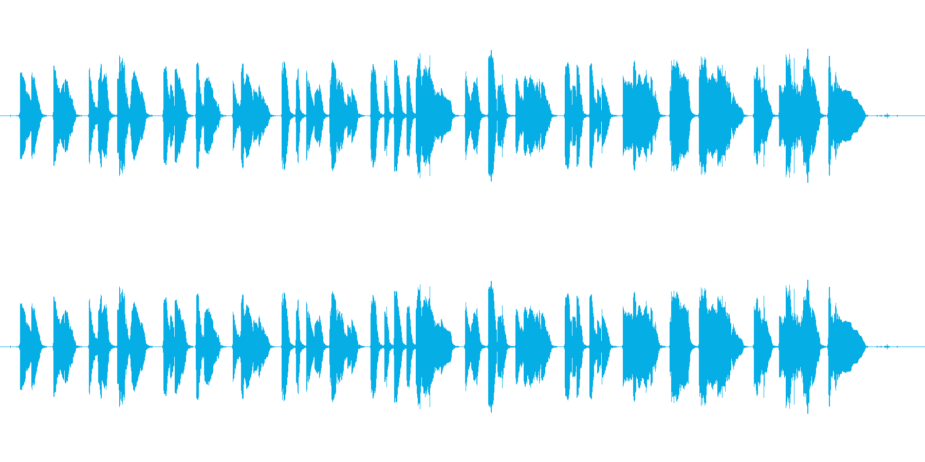 サックス1本で作りました。退廃的な曲で…の再生済みの波形