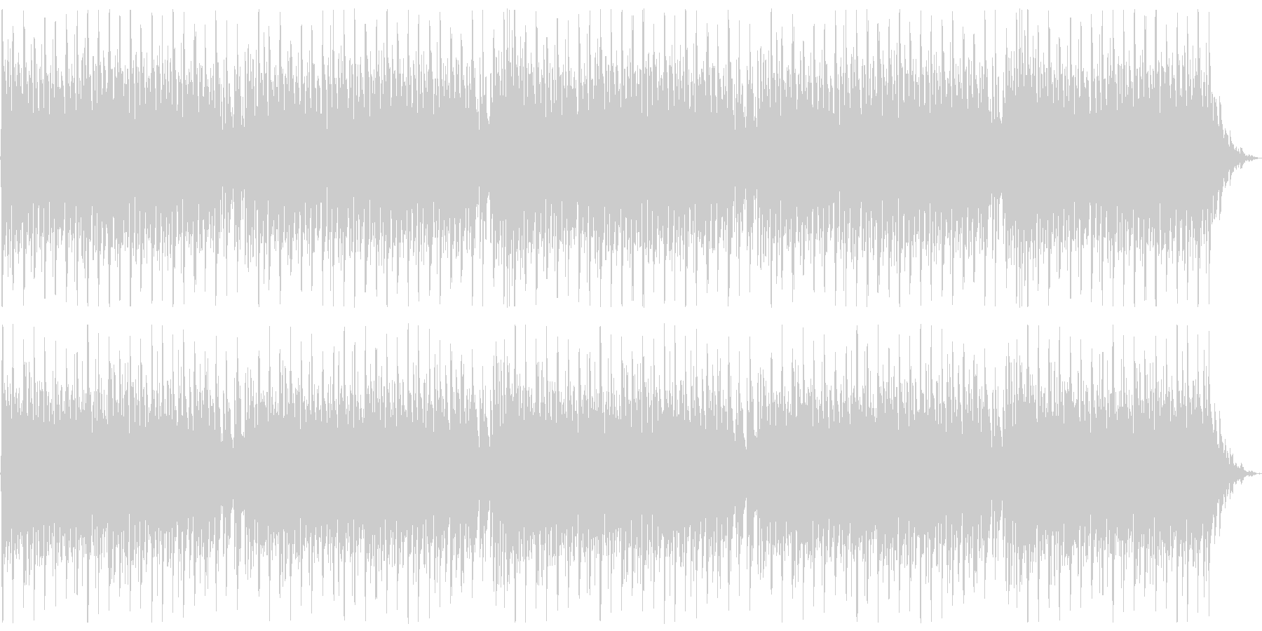 気高さと疾走感を描く合唱曲:編集Bの未再生の波形