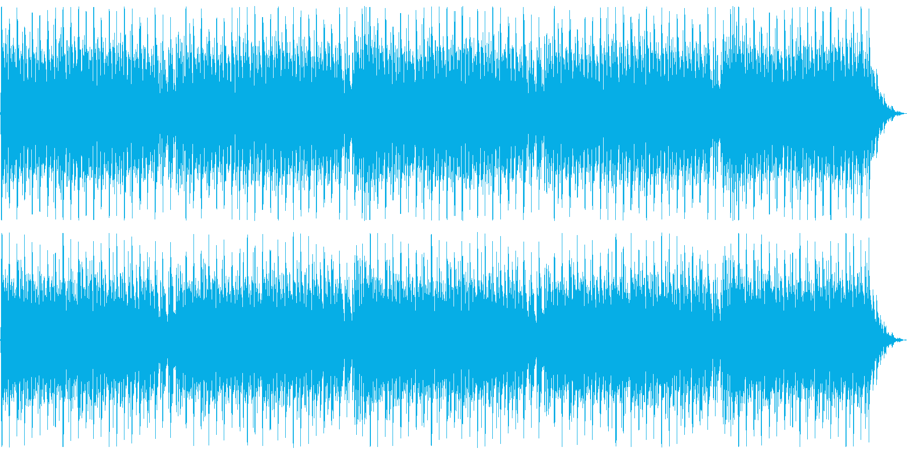 気高さと疾走感を描く合唱曲:編集Bの再生済みの波形