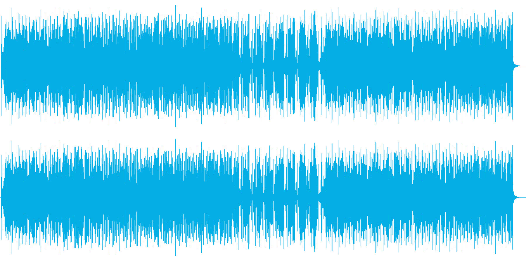 ユニークで愉快なポップミュージックの再生済みの波形