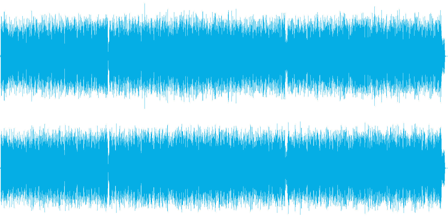 ロック 日本語 男声ボーカルの再生済みの波形