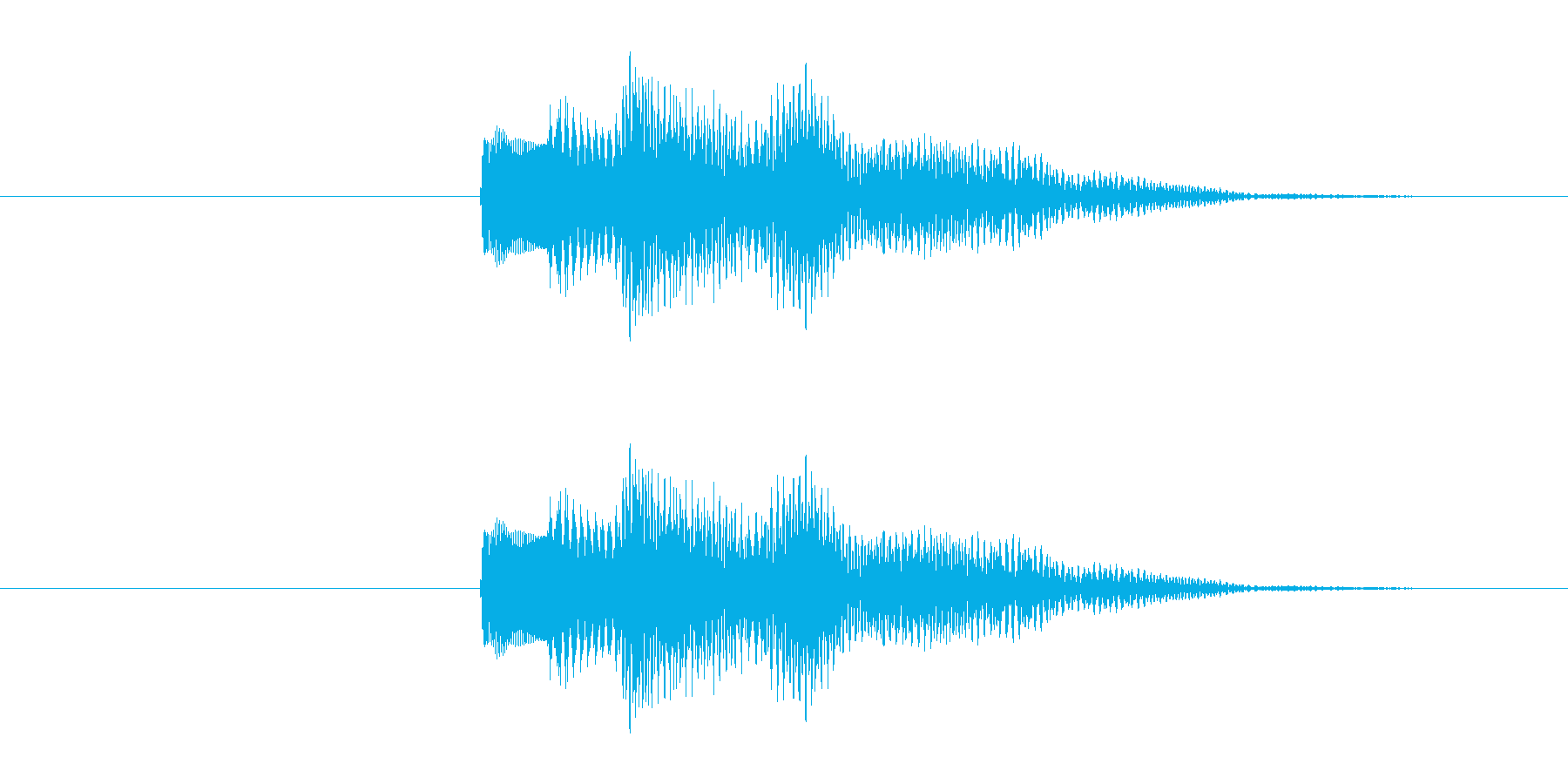 不安な音の響きのシステム効果音です。の再生済みの波形