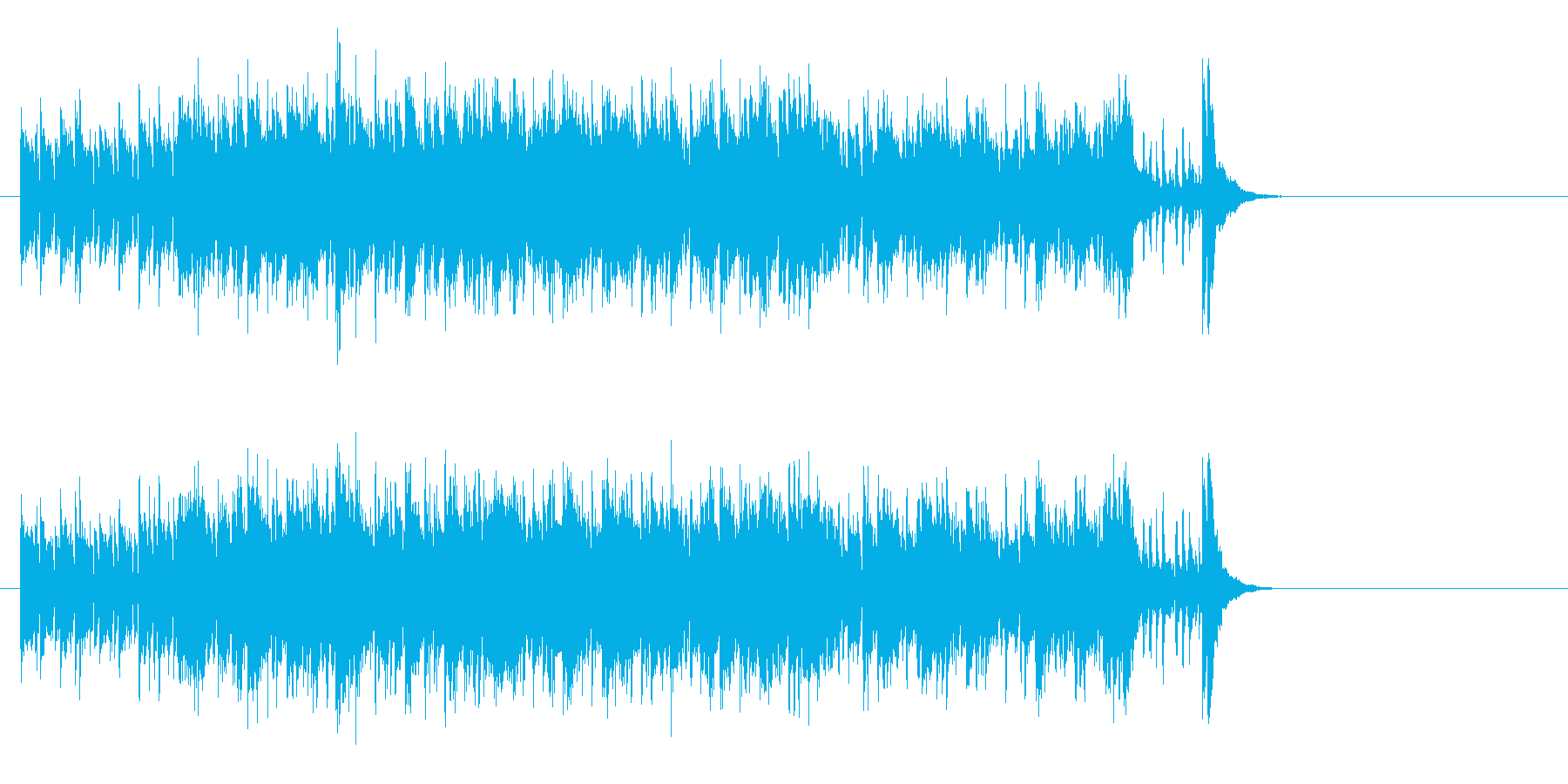 爽やかに瑞々しくはじけるフュージョンの再生済みの波形