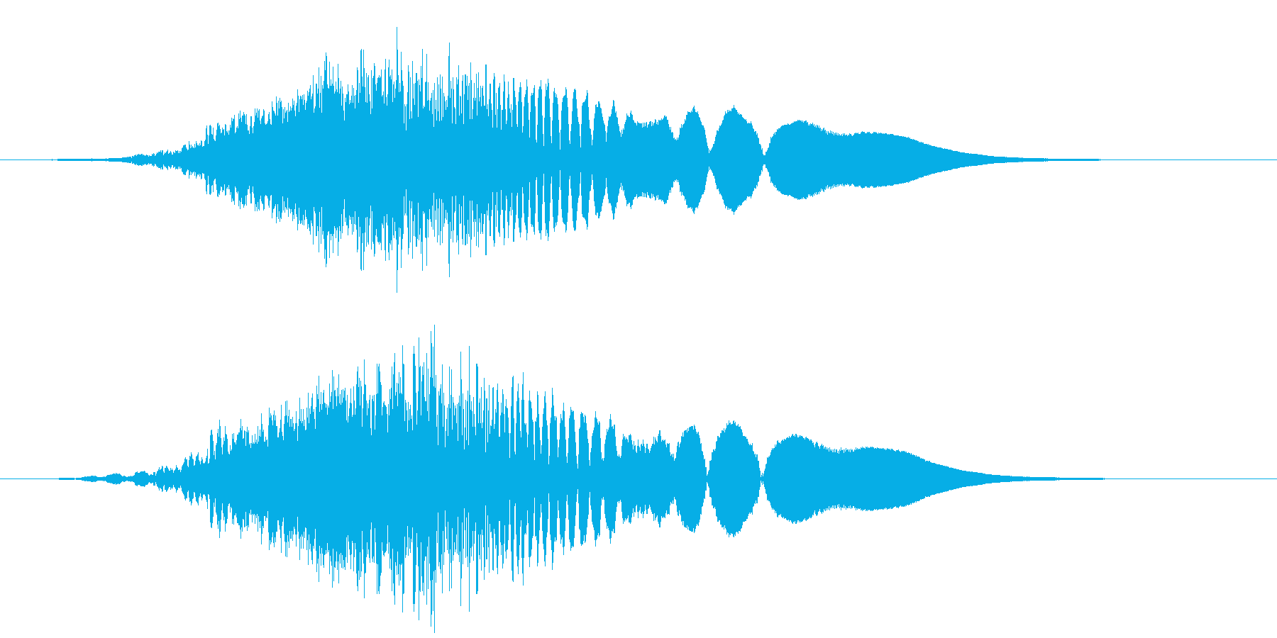 ハリウッドSF_流行_低音_ブーン_03の再生済みの波形