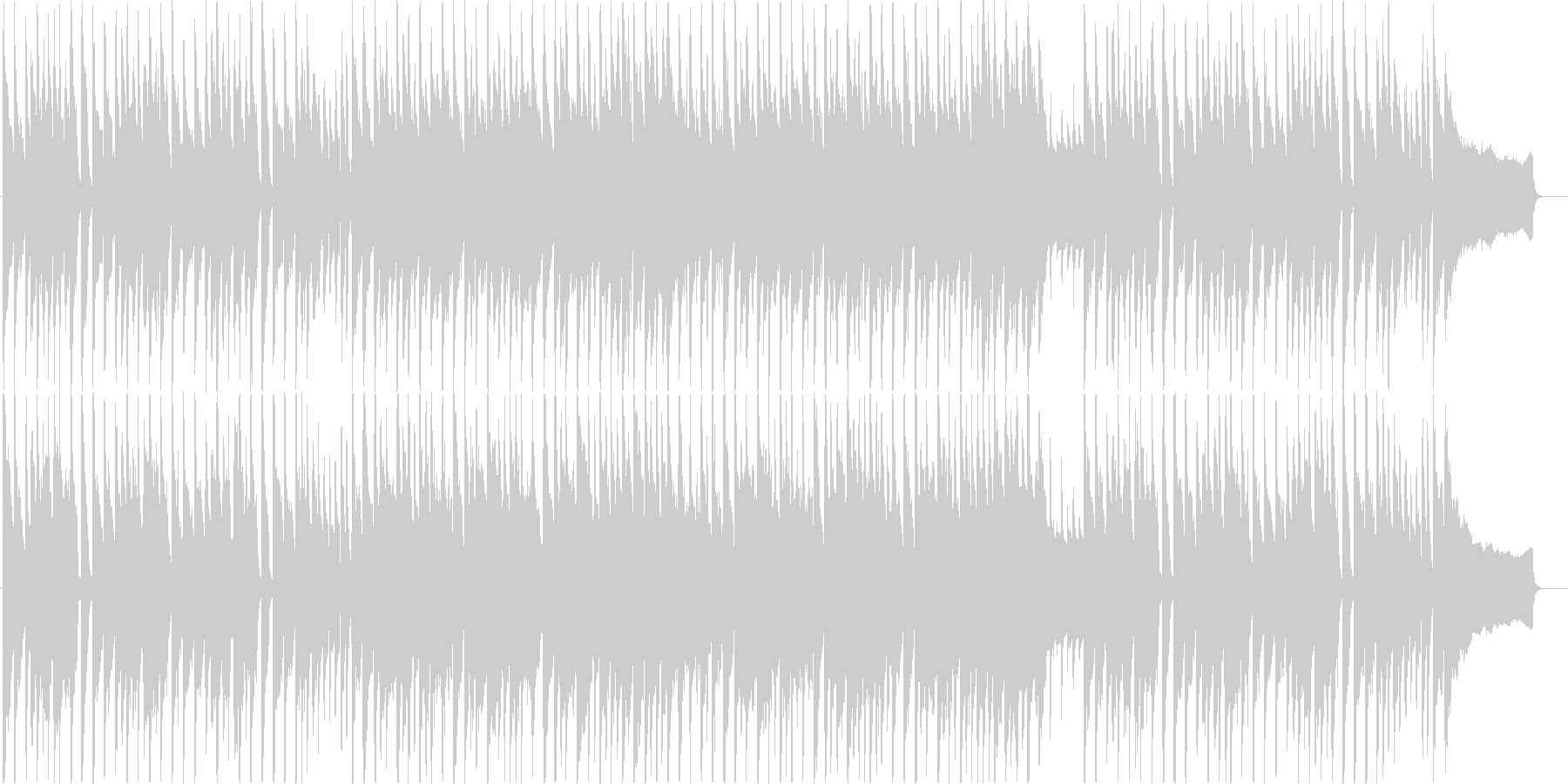 ハッピー!アップテンポBGM!の未再生の波形
