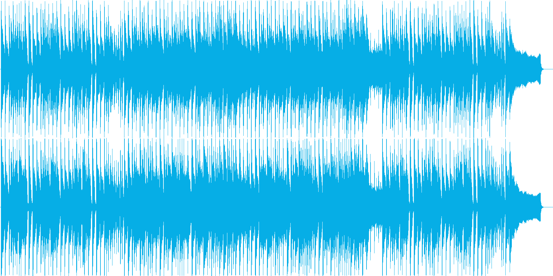 ハッピー!アップテンポBGM!の再生済みの波形