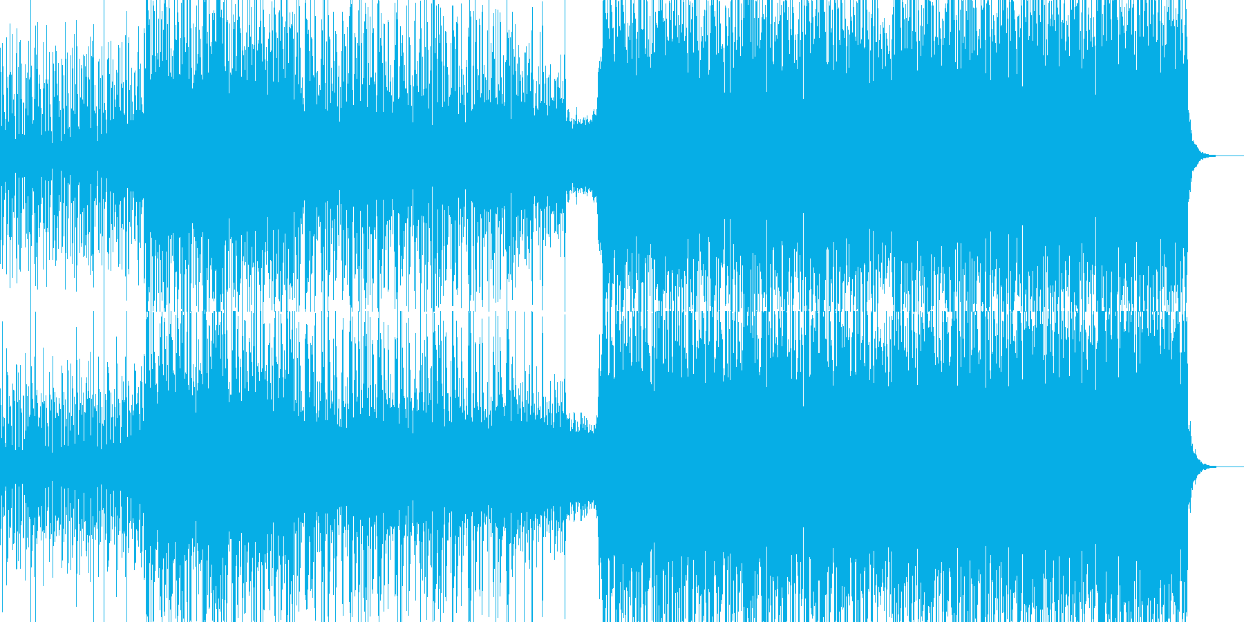 作戦会議の様な雰囲気のあるデジタル曲の再生済みの波形