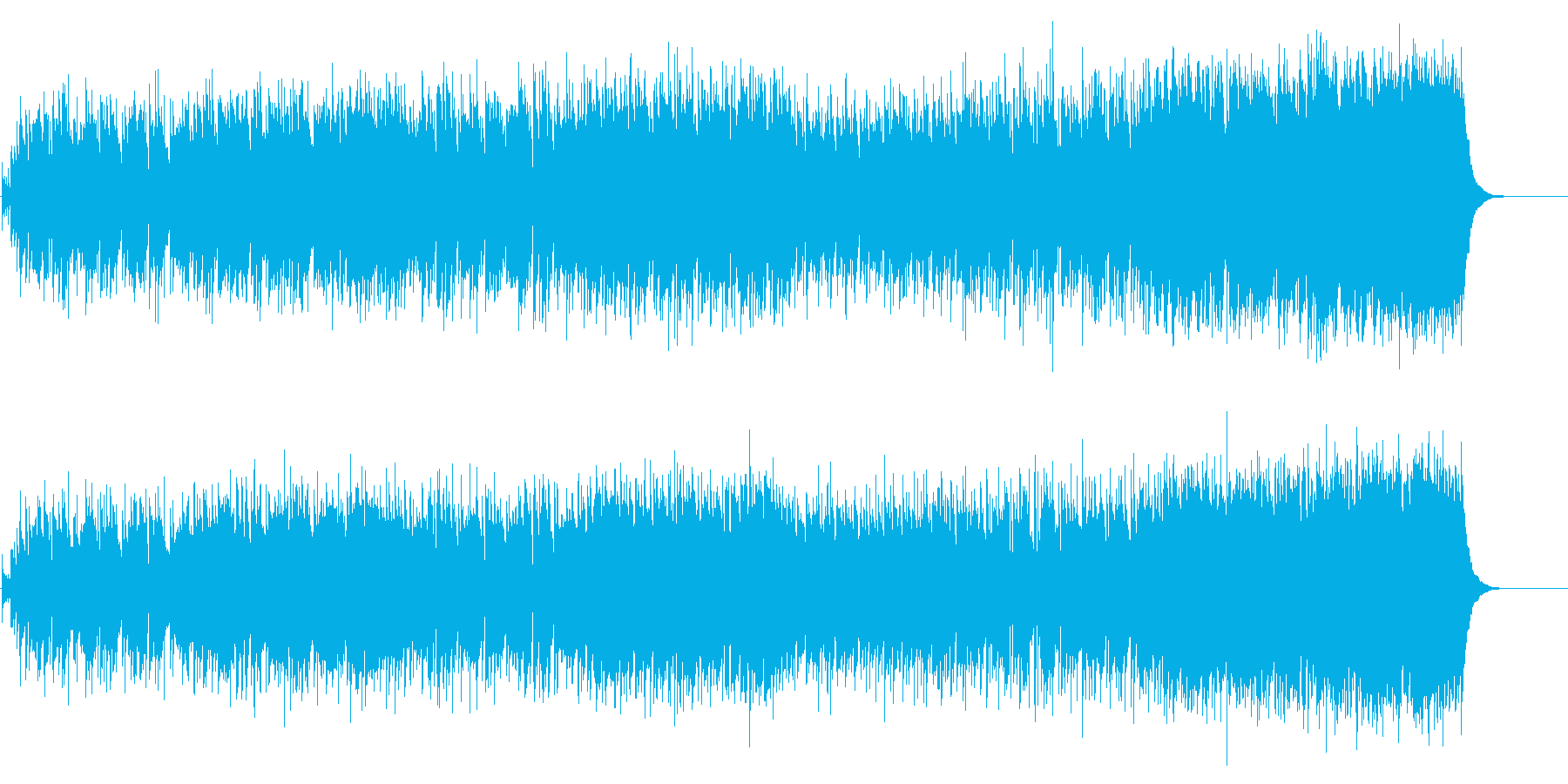 穏やかで郷愁心を誘うほのぼのポップスの再生済みの波形