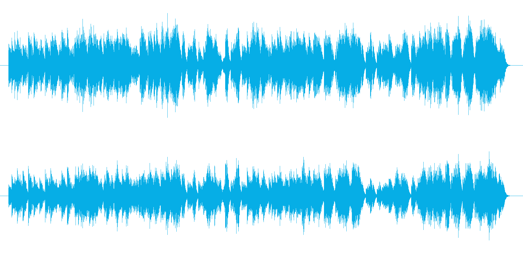 オルゴール系楽曲。若干マイナー色が強く…の再生済みの波形