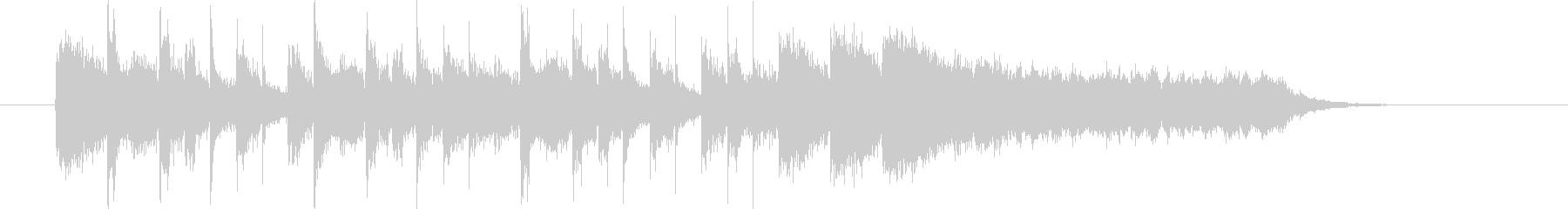 Light and refreshing synth sound short's unreproduced waveform