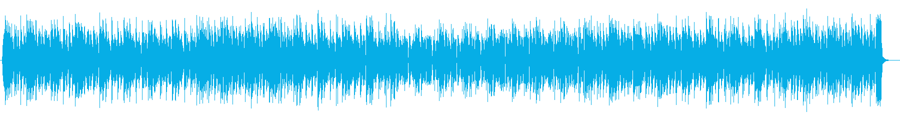 A bright and pretty melody of electronic sound's reproduced waveform