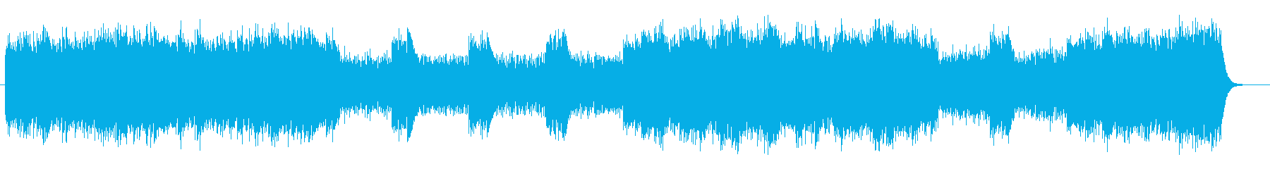 ストリングスによる透明感のあるポップスの再生済みの波形