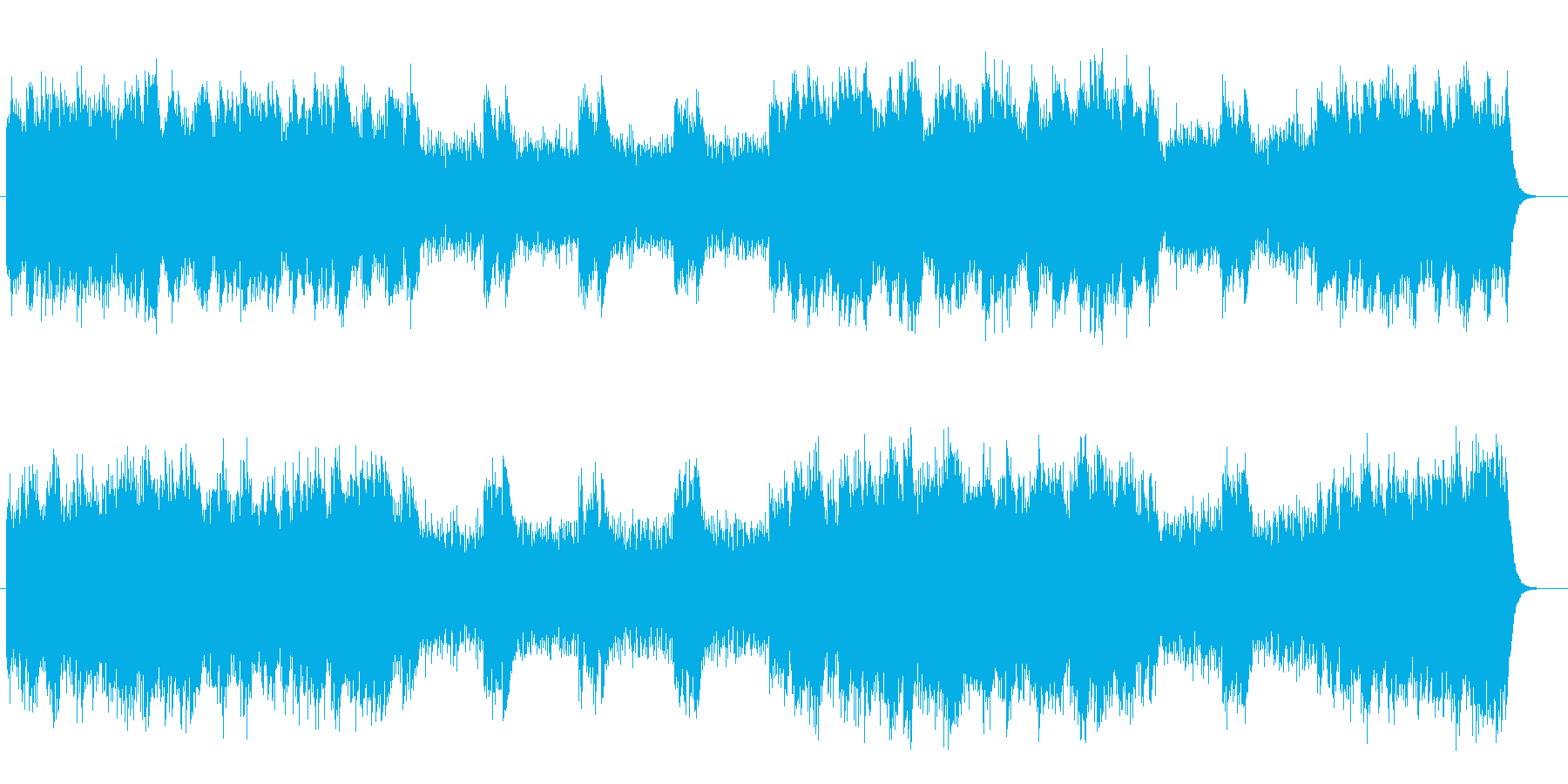 ストリングスによる透明感のあるポップスの再生済みの波形