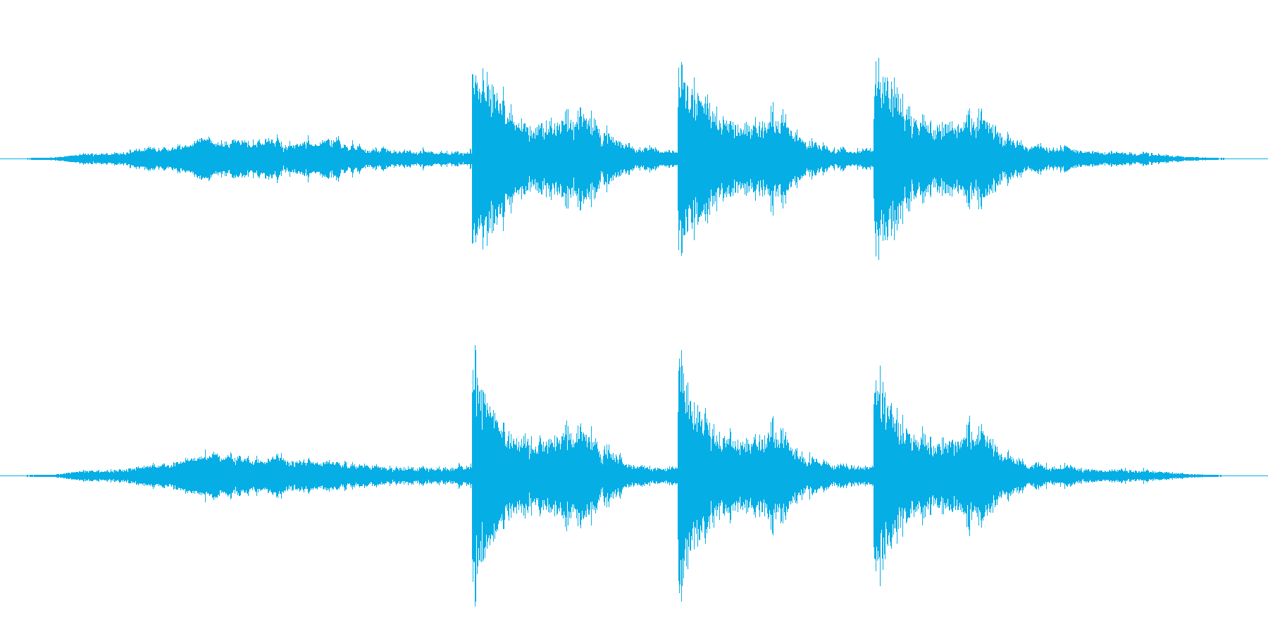 ホラー向き楽曲。何かが起こる前兆のよう…の再生済みの波形