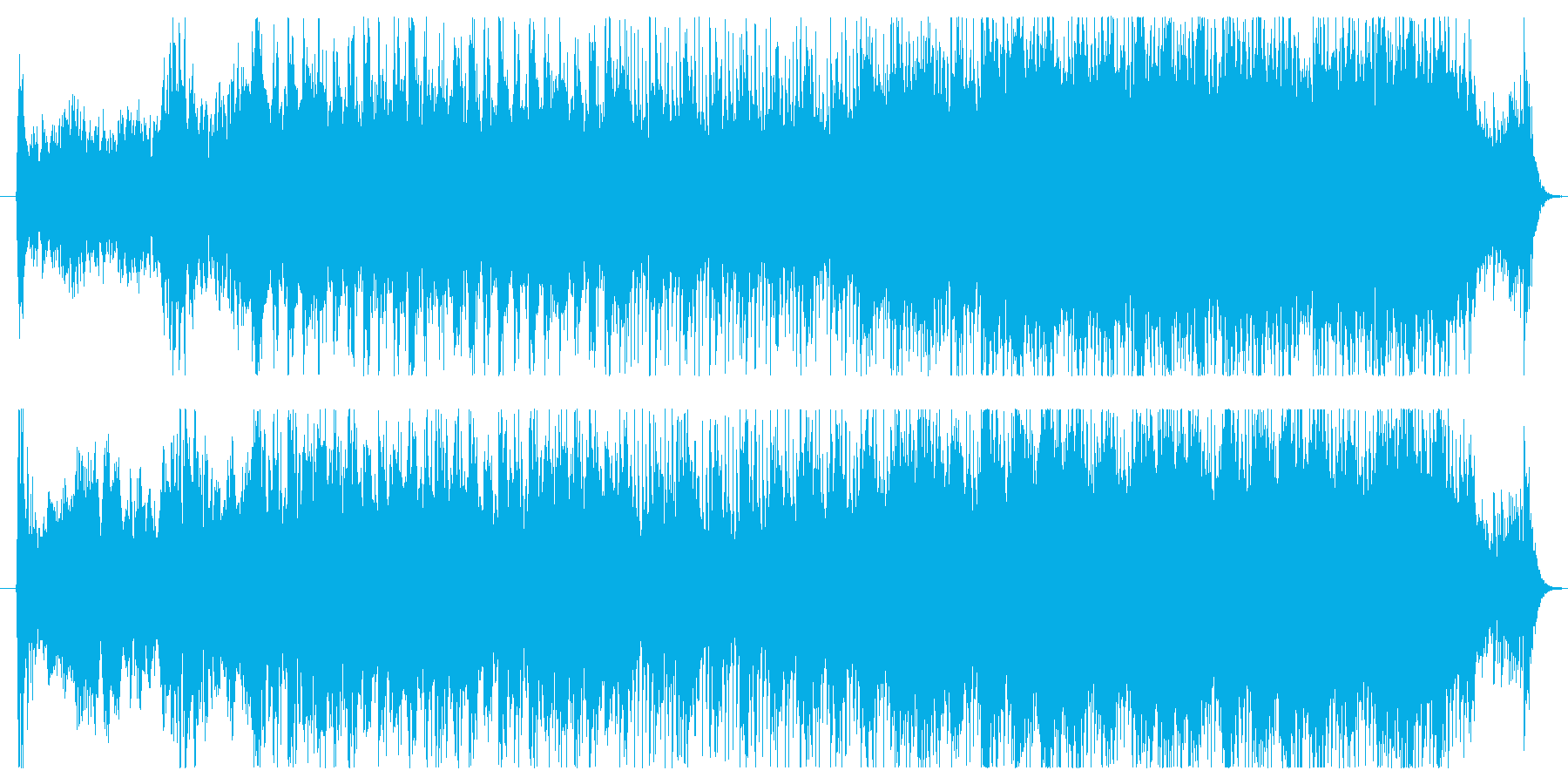 ヴァイオリンを使用した映画音楽です。の再生済みの波形