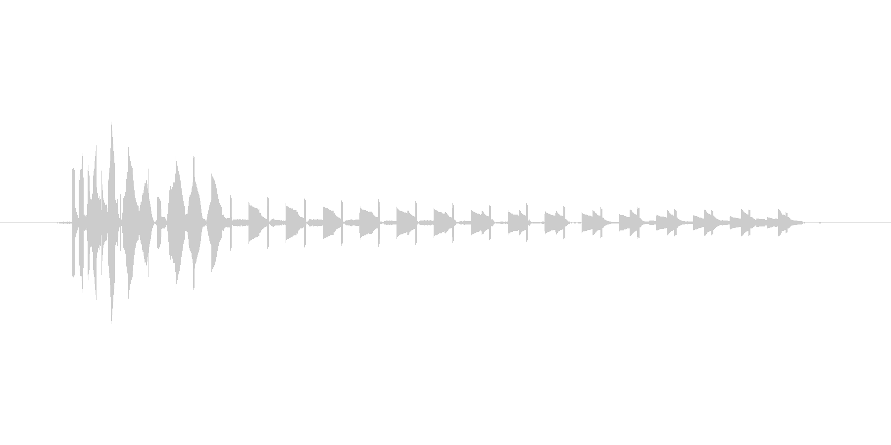 ブー。不正解の音です。かなり暗め。の未再生の波形