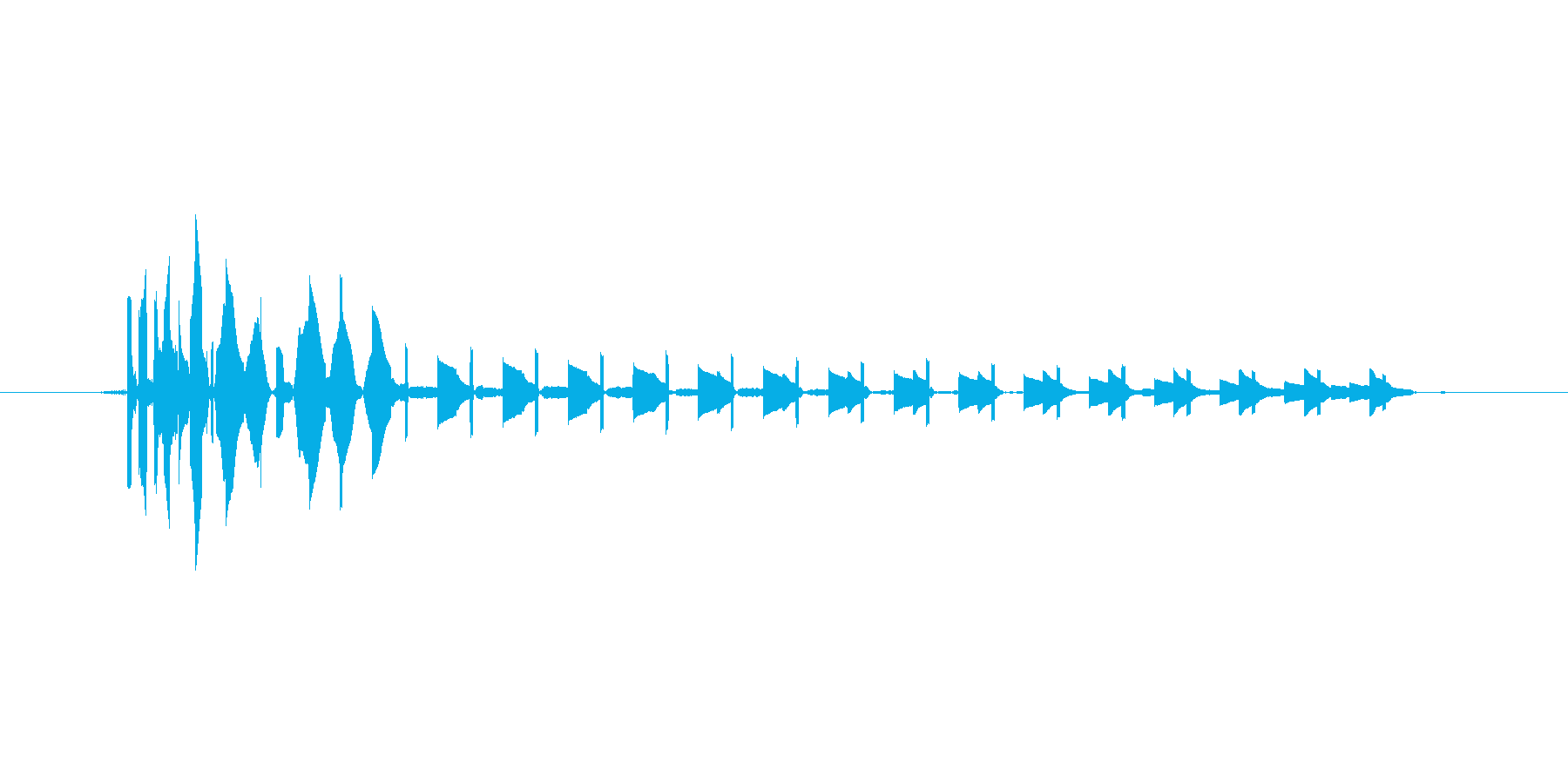 ブー。不正解の音です。かなり暗め。の再生済みの波形