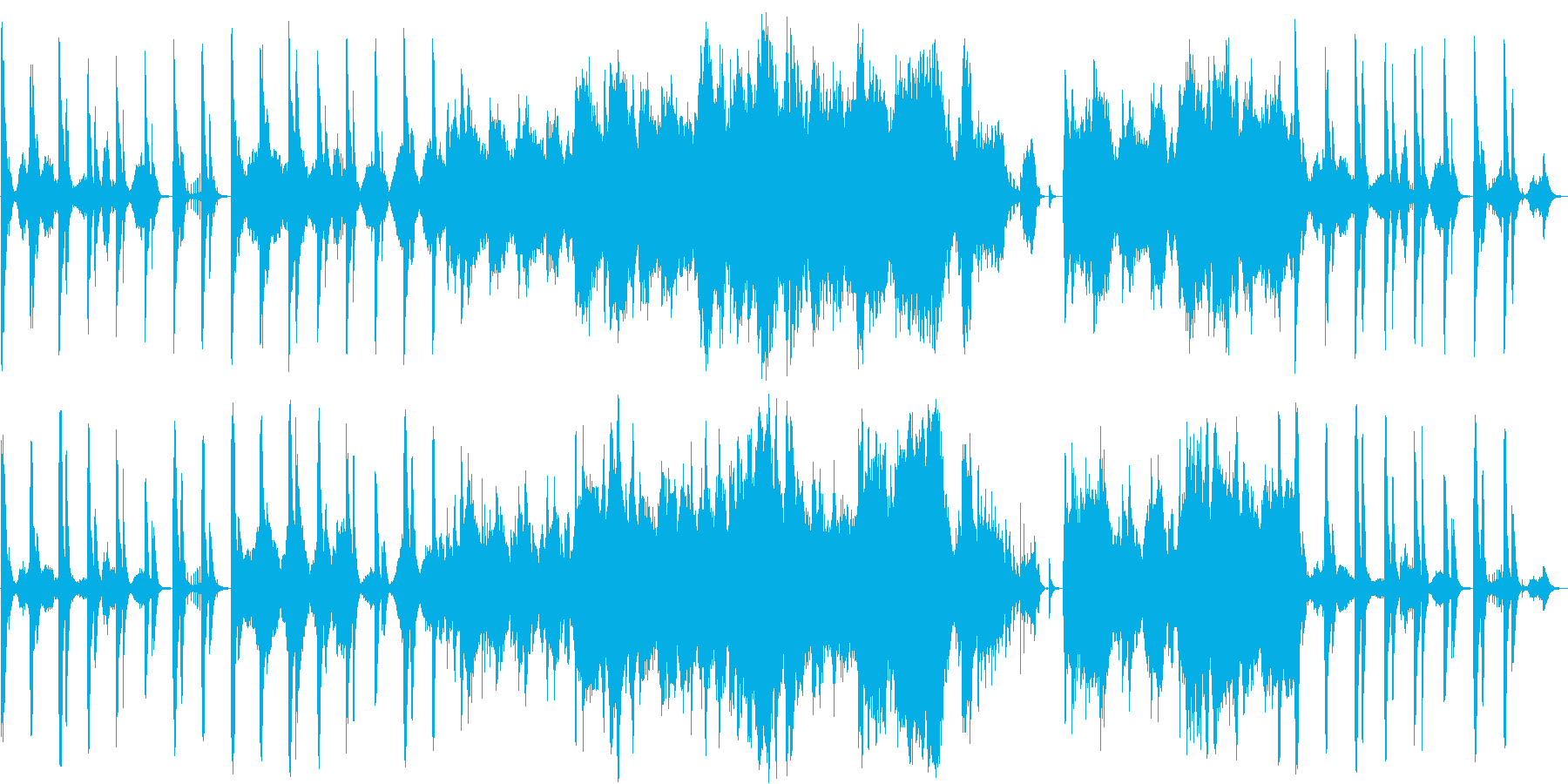 木管のメロディーとピアノのしっとり音楽の再生済みの波形
