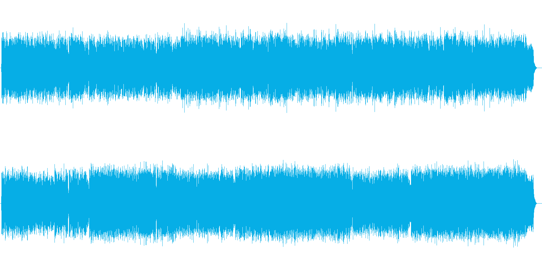 高貴な雰囲気のクラシック曲の再生済みの波形