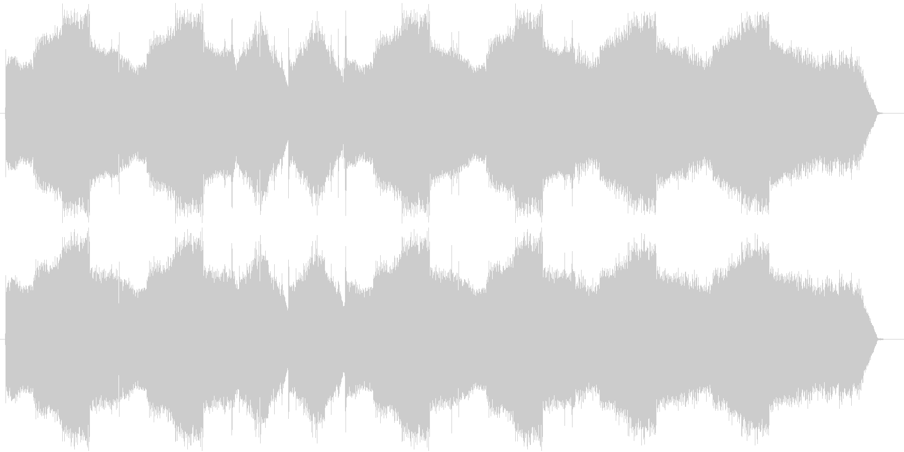 暖かでちょっぴり切ないフルート曲の未再生の波形