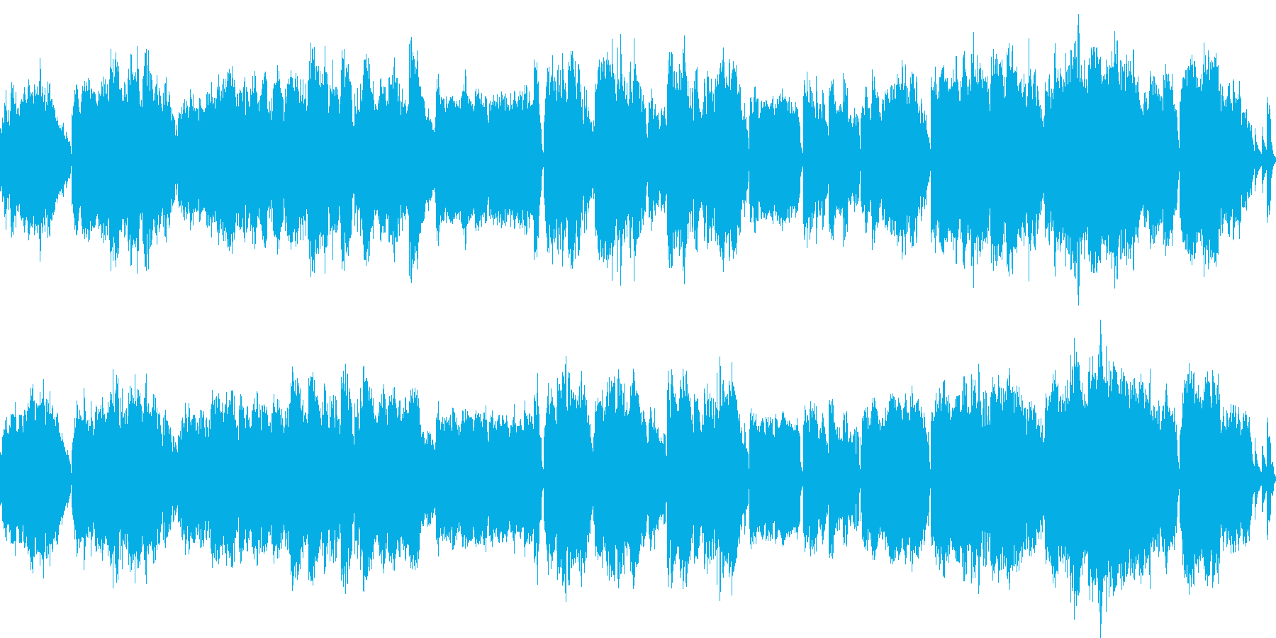 photoやvideoの上映中のBGM…の再生済みの波形