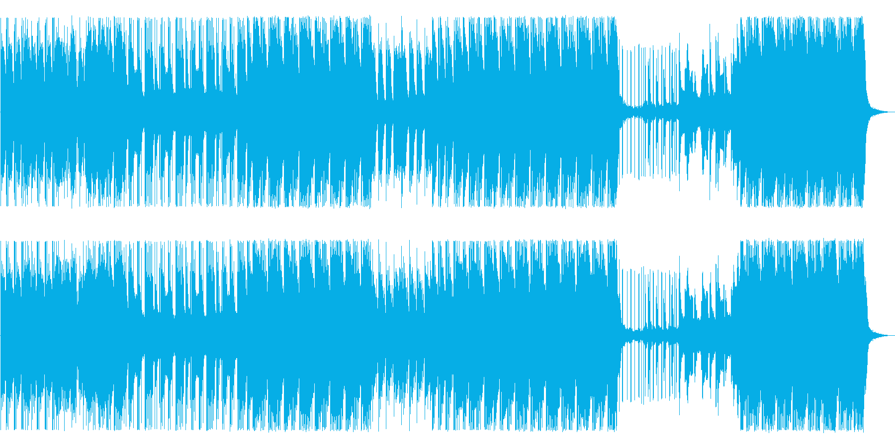 泡が弾けるようなHip-Hop/Beatの再生済みの波形
