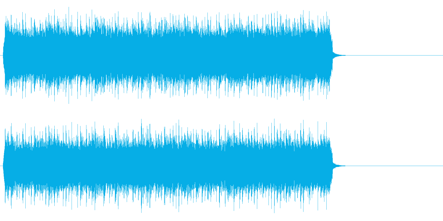 風が駆け抜けるロック(サビ)の再生済みの波形