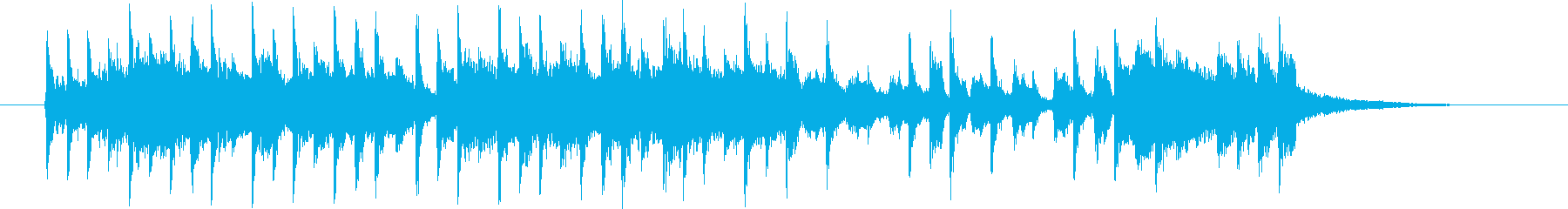 Bright and refreshing synth sound short's reproduced waveform